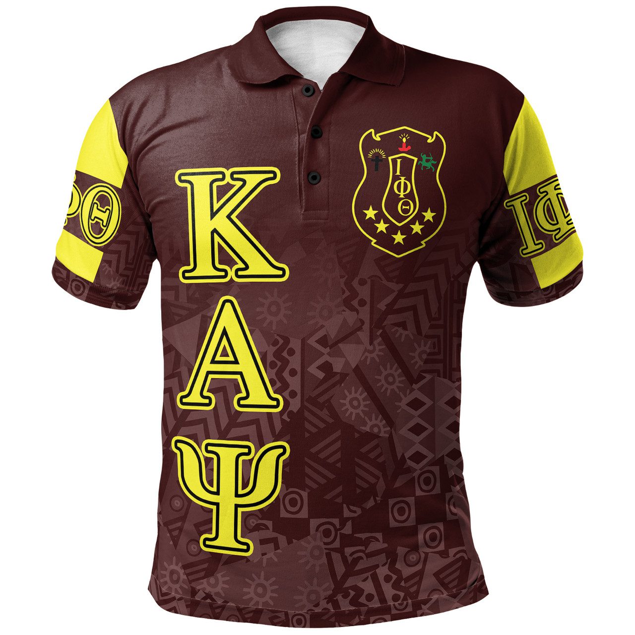 Iota Phi Theta Polo Shirt – Fraternity Black Roots Polo Shirt