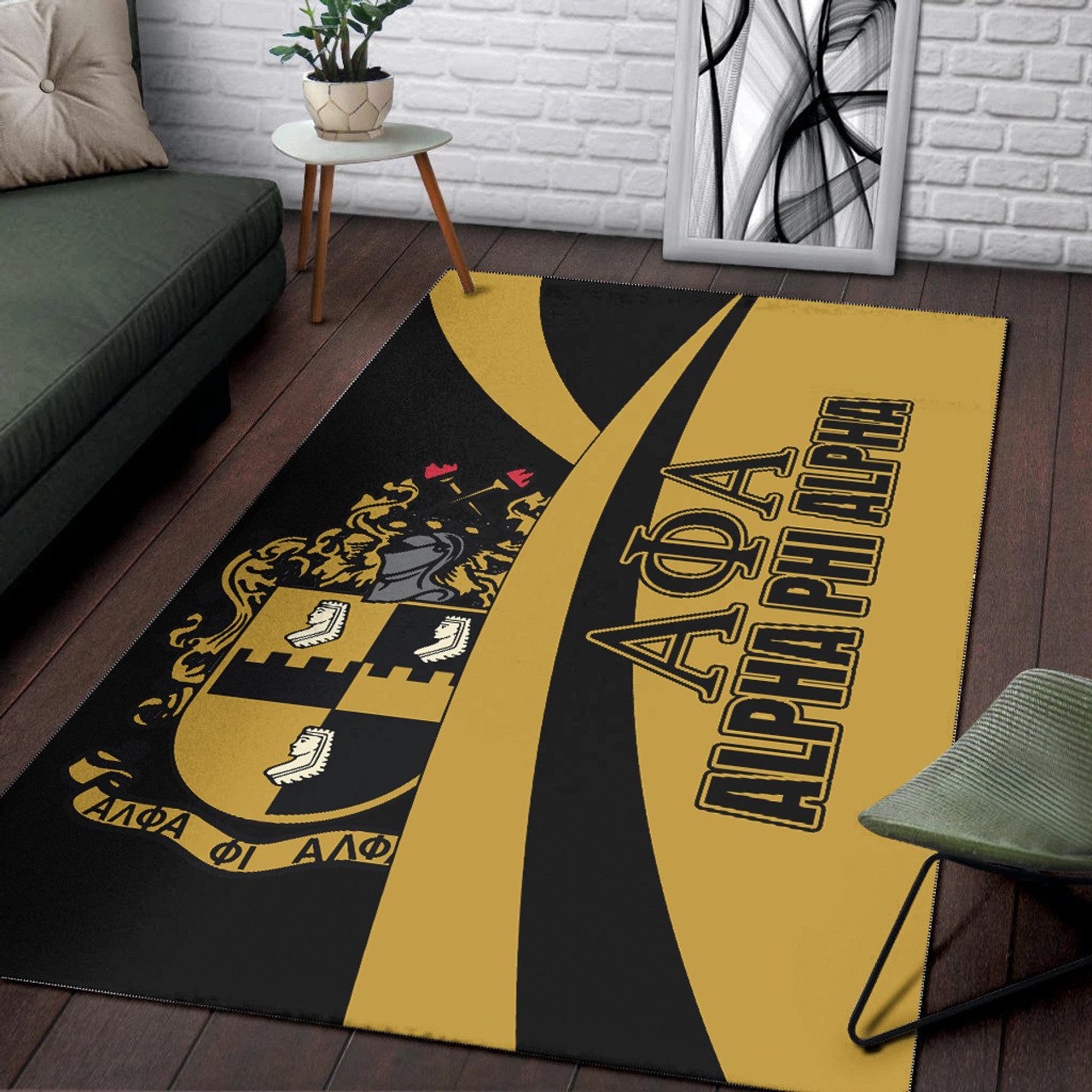 Alpha Phi Alpha Area Rug – Fraternity Proud to Be Area Rug