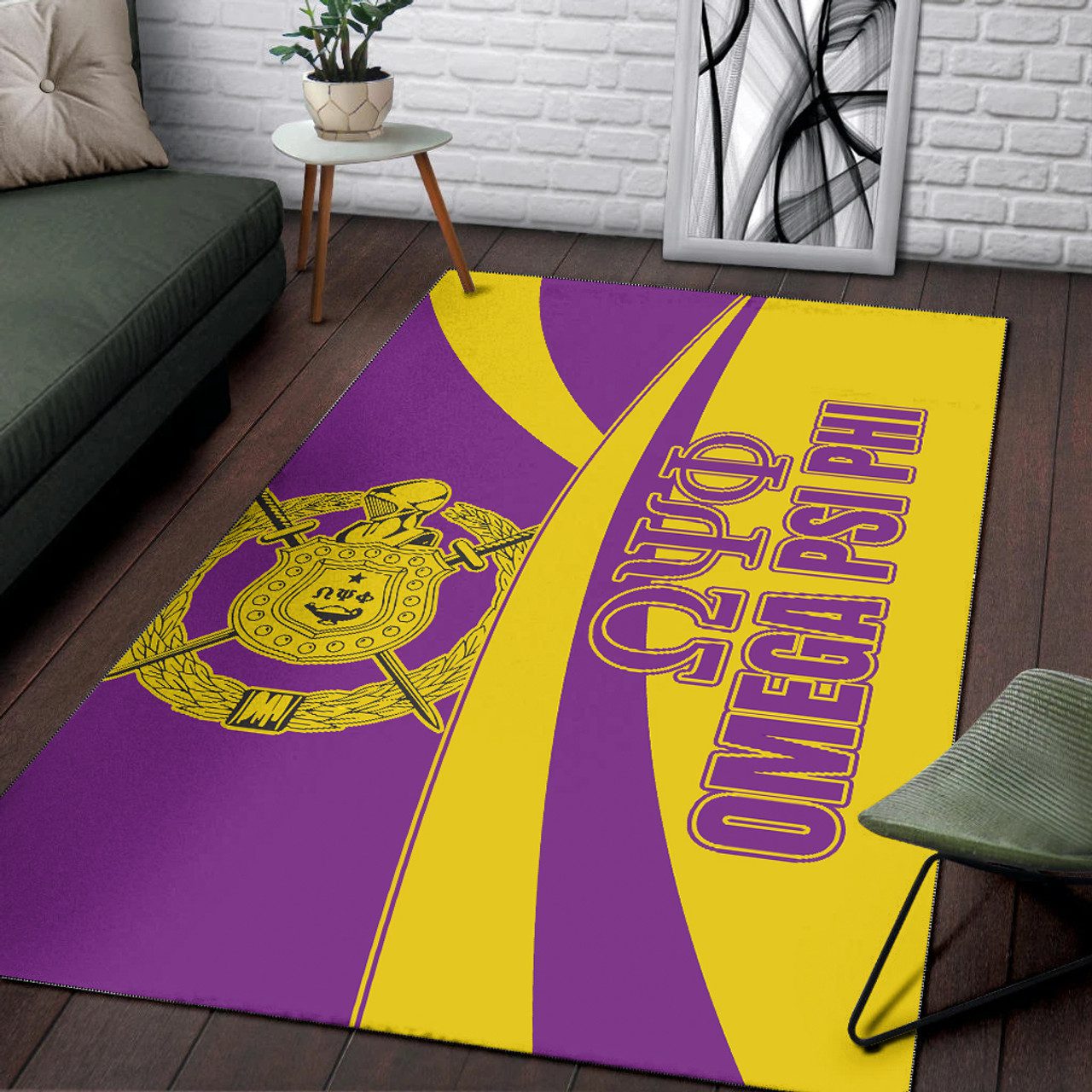 Omega Psi Phi Area Rug – Fraternity Proud to Be Area Rug