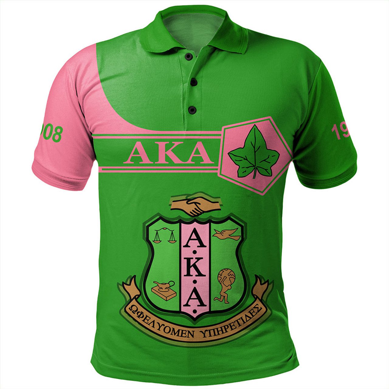 Alpha Kappa Alpha Polo Shirt Custom Simple Style