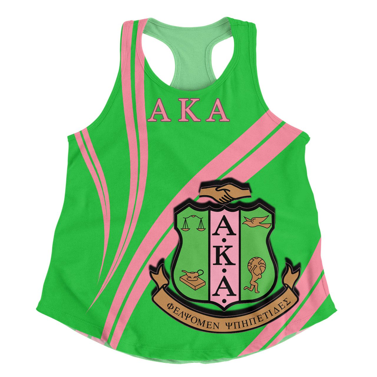 Alpha Kappa Alpha Women Racerback Tank – Sorority Proud to Be Women Racerback Tank
