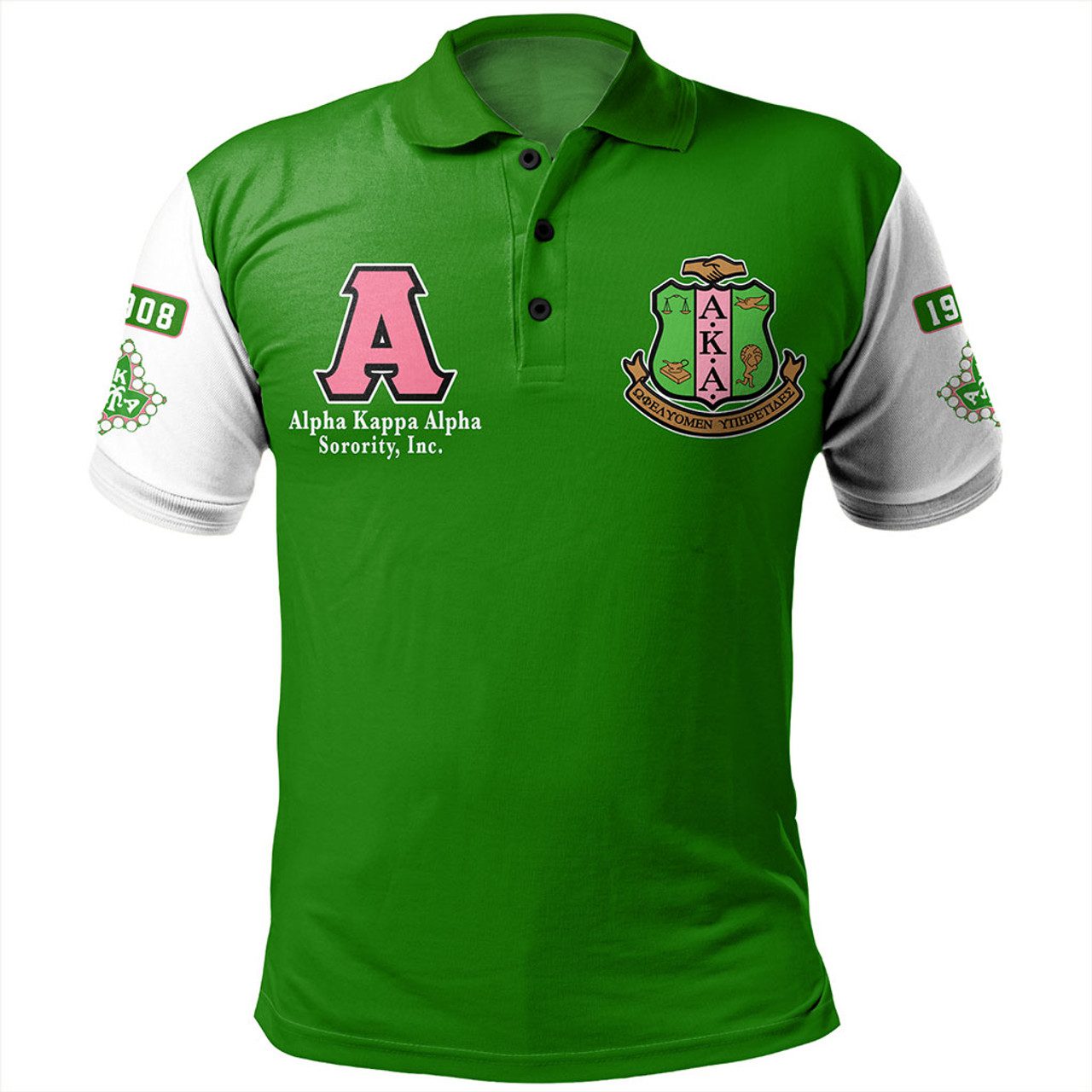 Alpha Kappa Alpha Polo Shirt Varsity Style