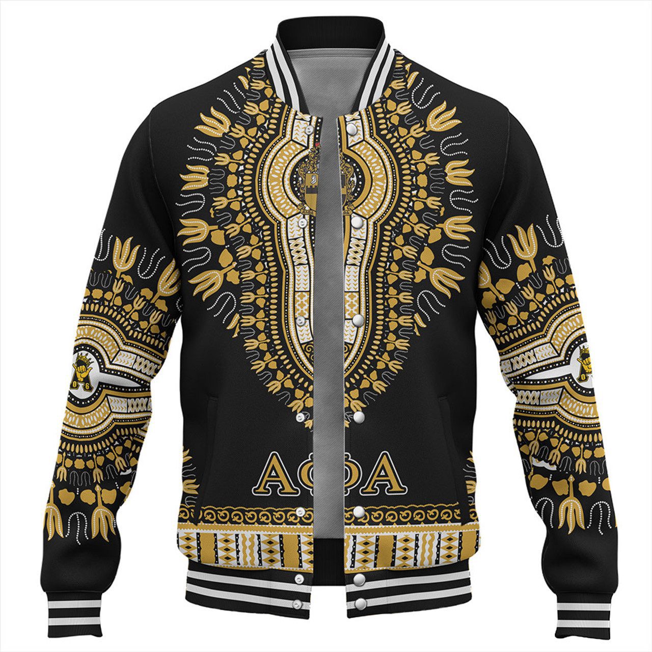 Alpha Phi Alpha Baseball Jacket Dashiki Africa