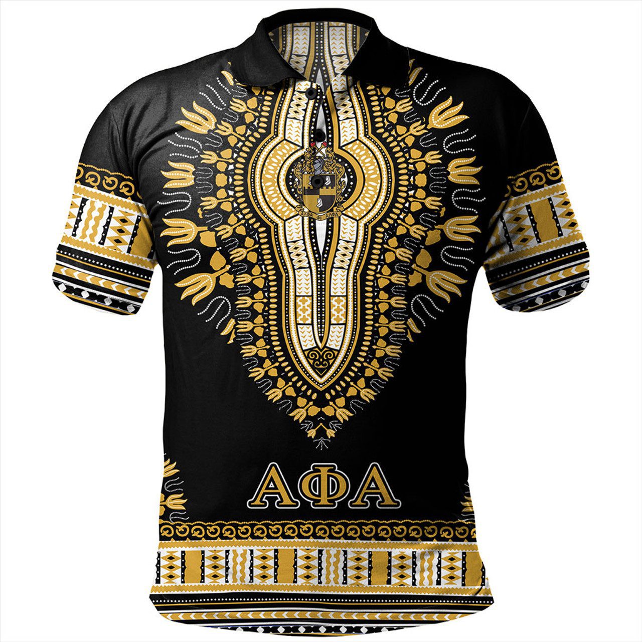 Alpha Phi Alpha Polo Shirt Dashiki Africa