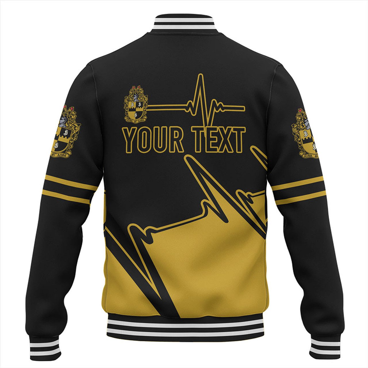 Alpha Phi Alpha Baseball Jacket Custom Heartbeat