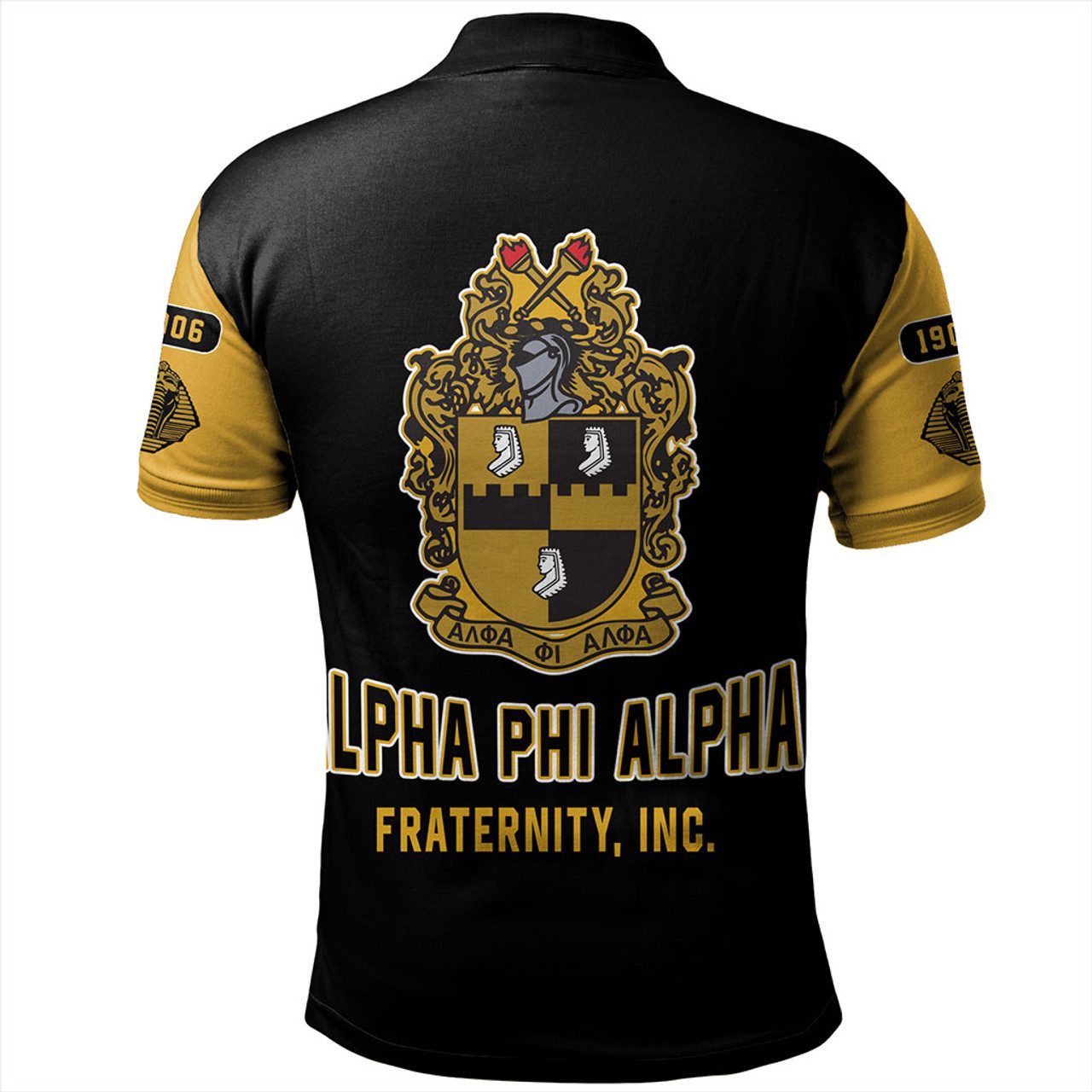 Alpha Phi Alpha Polo Shirt Varsity Style
