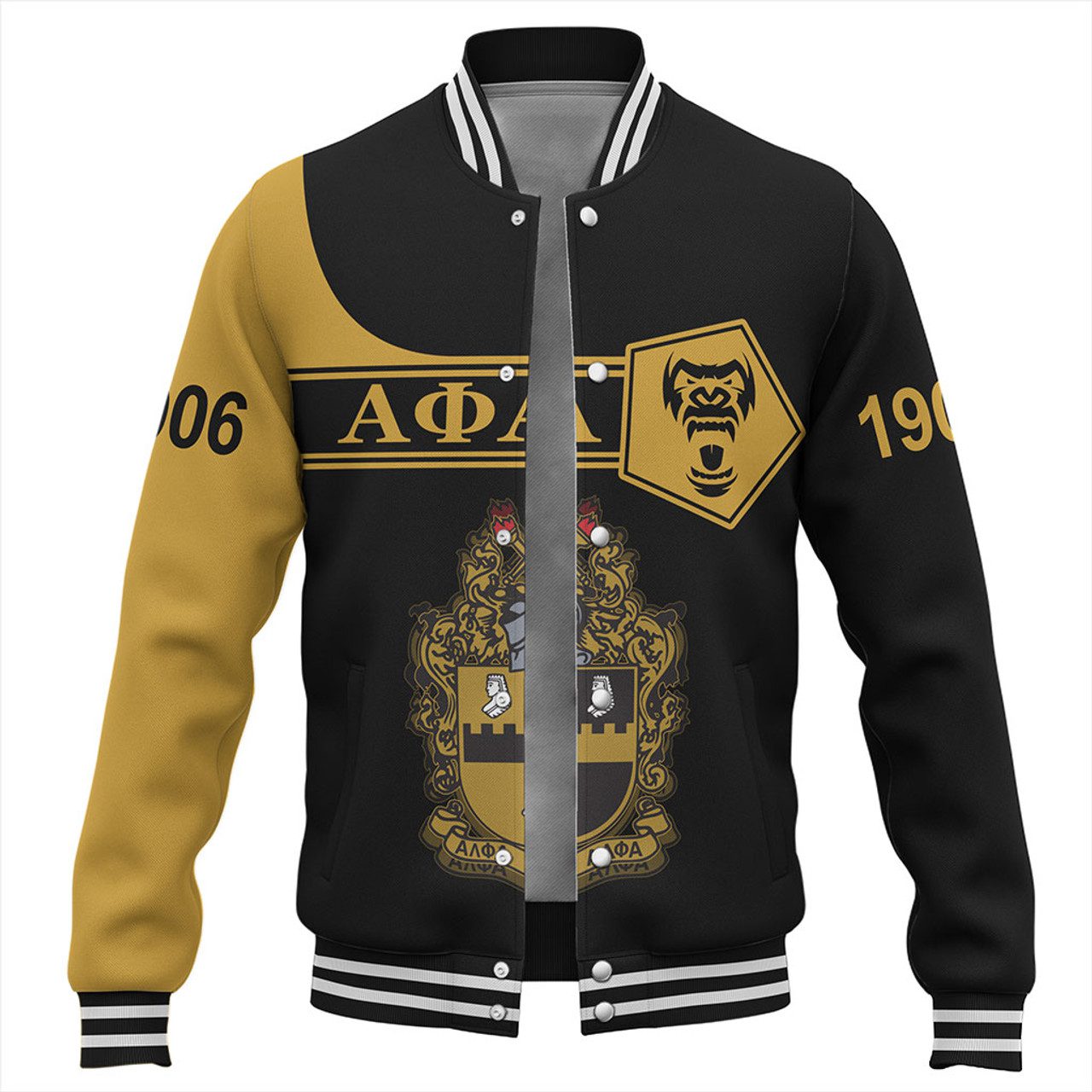 Alpha Phi Alpha Baseball Jacket Custom Simple Style