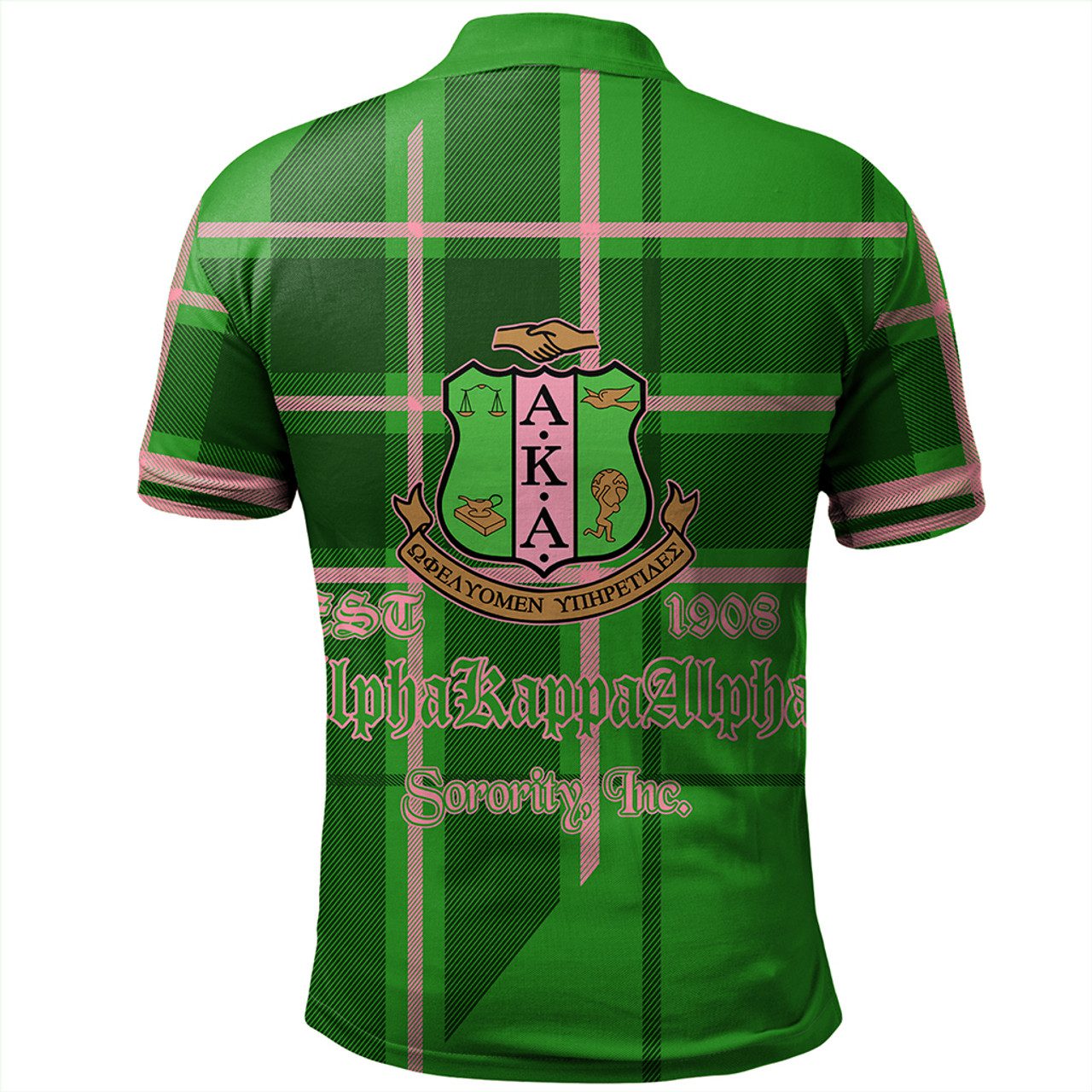 Alpha Kappa Alpha Polo Shirt Burberr Style