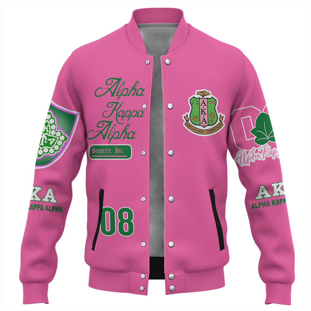 Alpha Kappa Alpha Baseball Jacket Danh Style