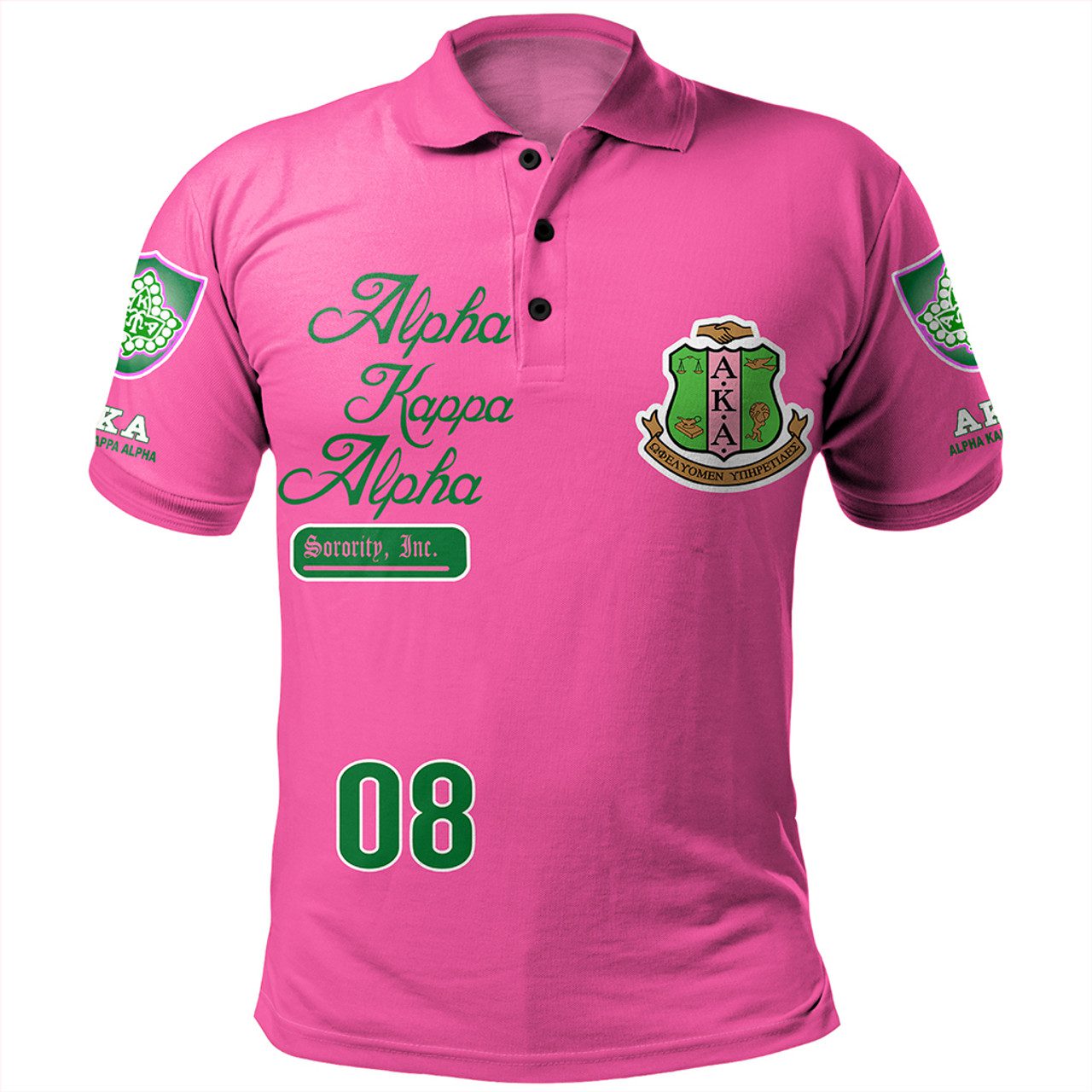 Alpha Kappa Alpha Polo Shirt Danh Style