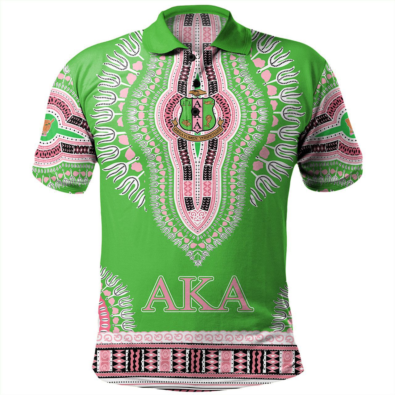 Alpha Kappa Alpha Polo Shirt Dashiki