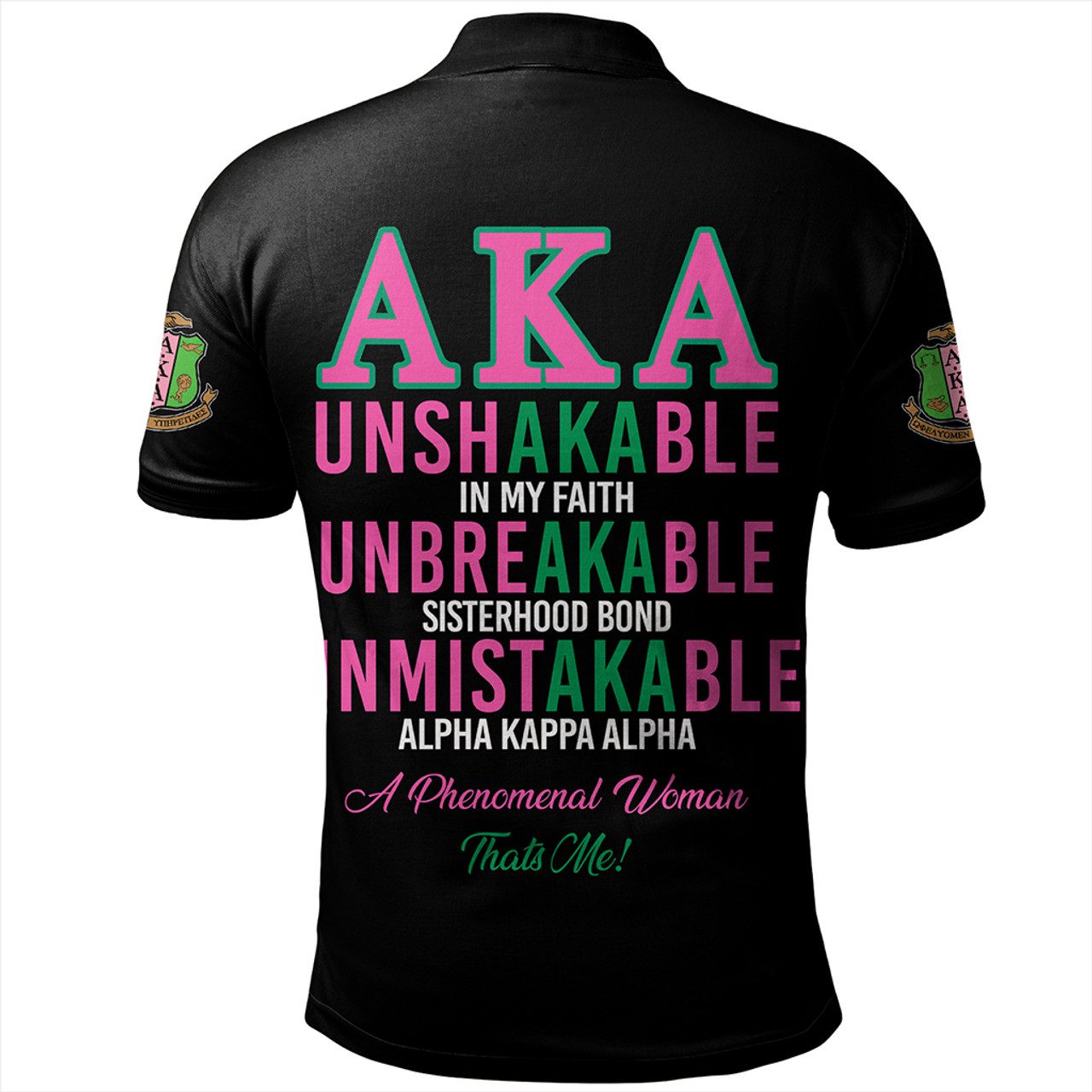 Alpha Kappa Alpha Polo Shirt Phenomenal