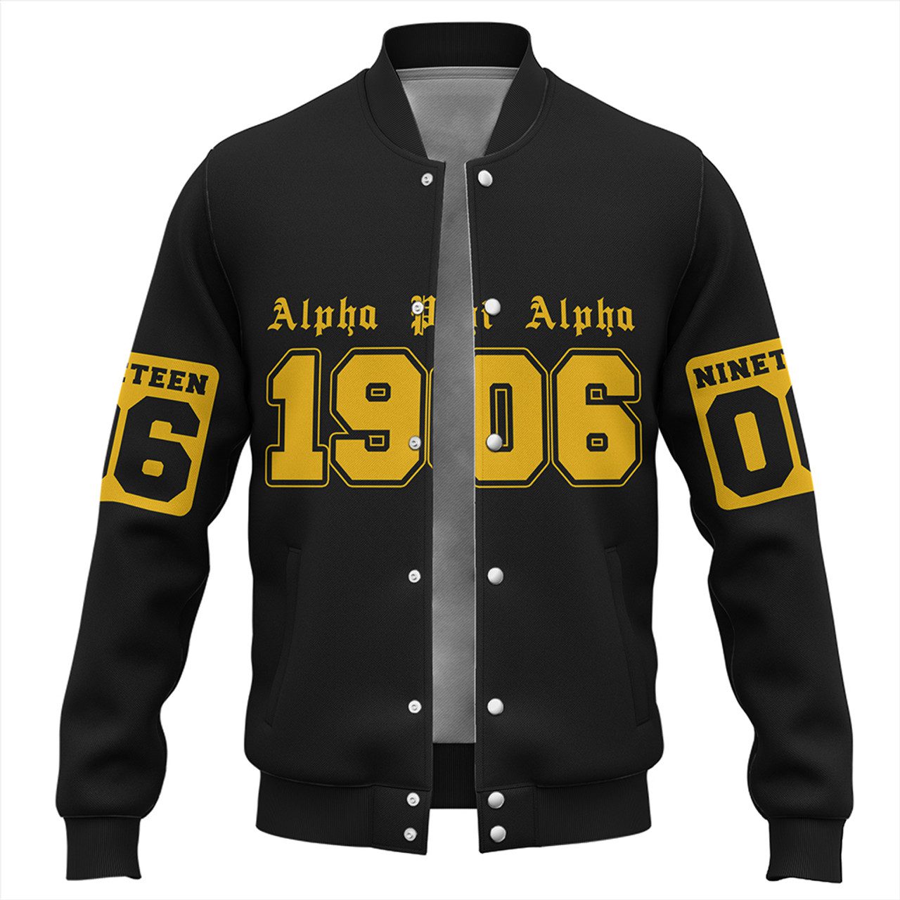 Alpha Phi Alpha Baseball Jacket Diamond Greek Letter