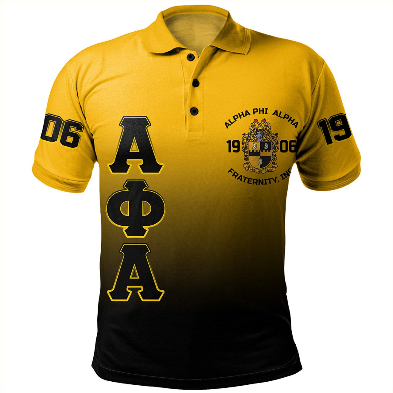 Alpha Phi Alpha Polo Shirt Gradient