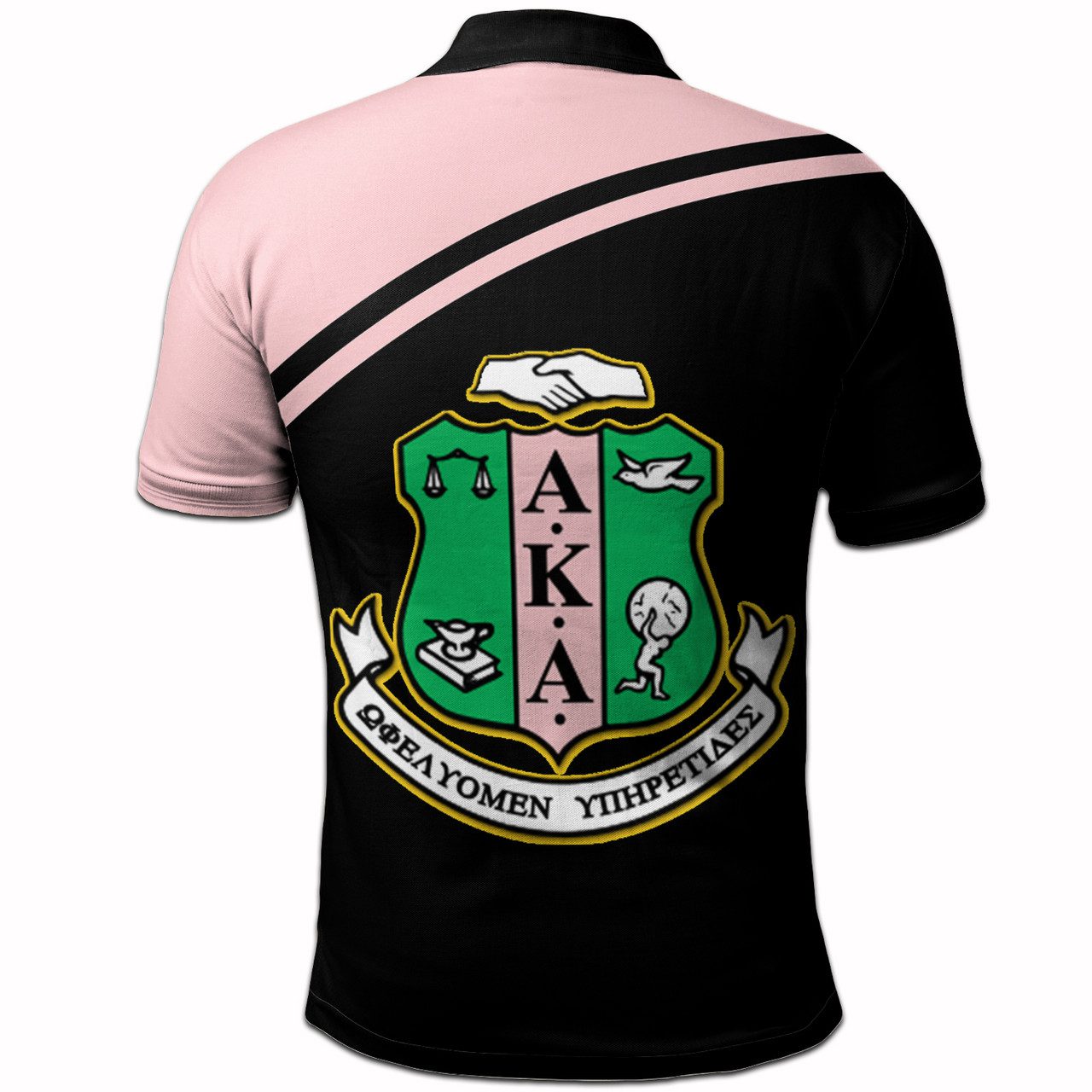 Alpha Kappa Alpha Polo Shirt - Sorority Curve Version Polo Shirt ...