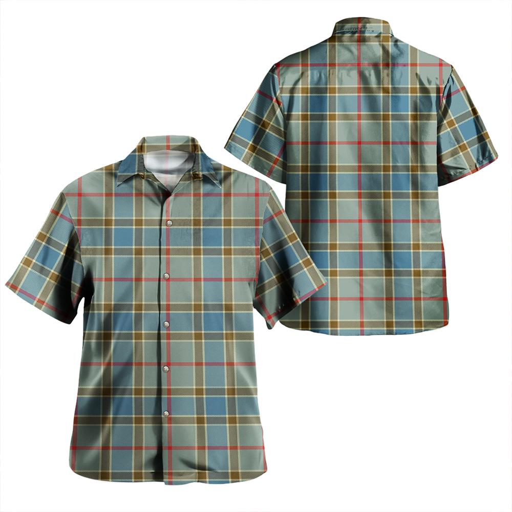 Balfour Blue Tartan Classic Aloha Shirt