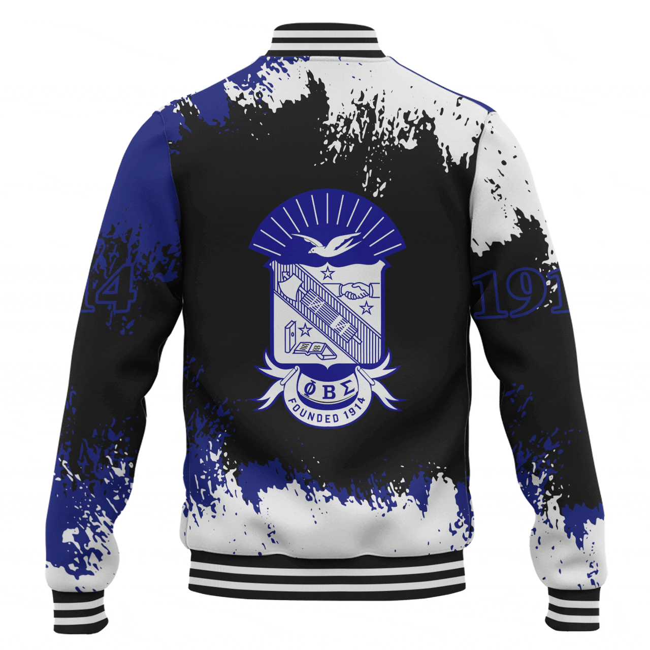 Phi Beta Sigma Baseball Jacket Face Style