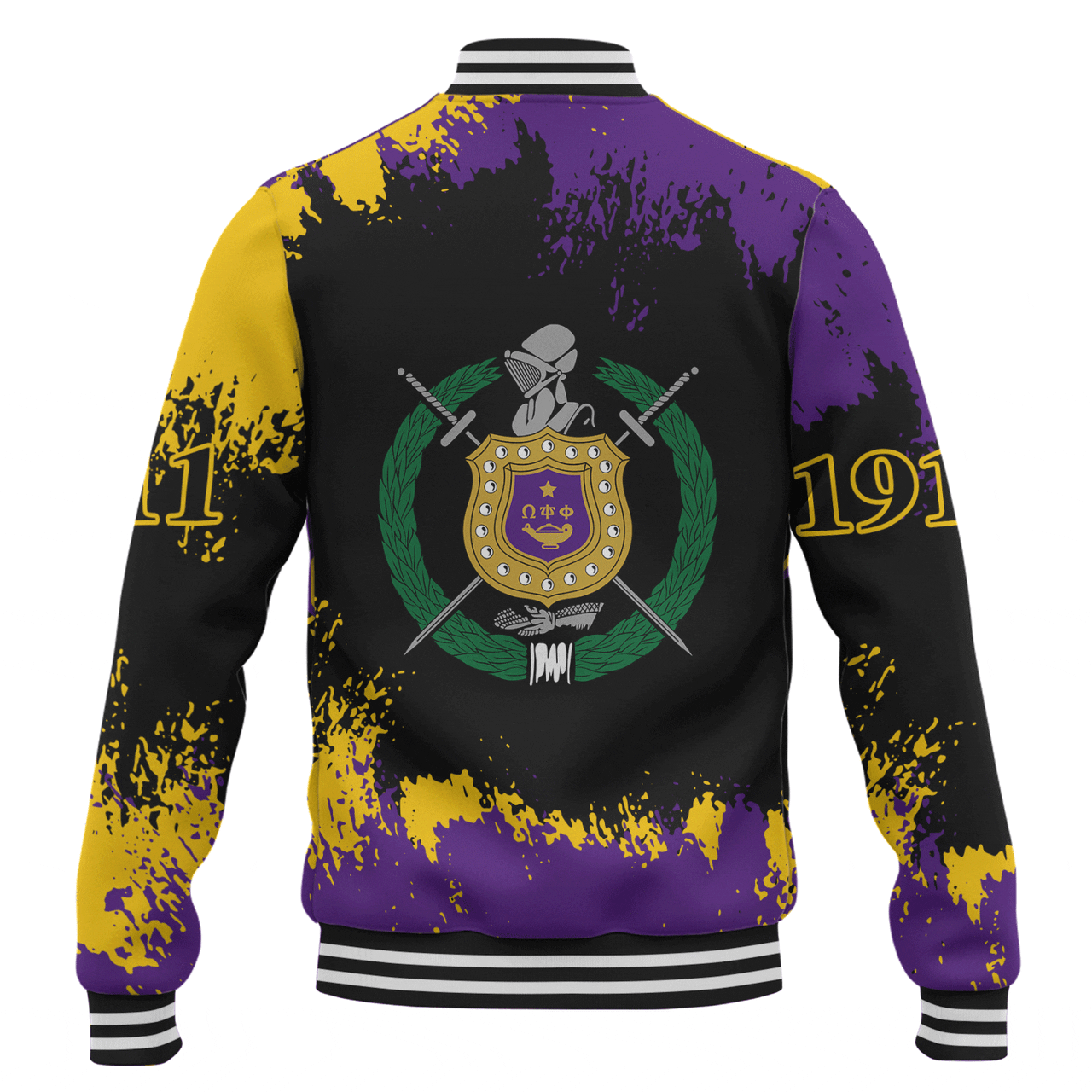 Omega Psi Phi Baseball Jacket Face Style