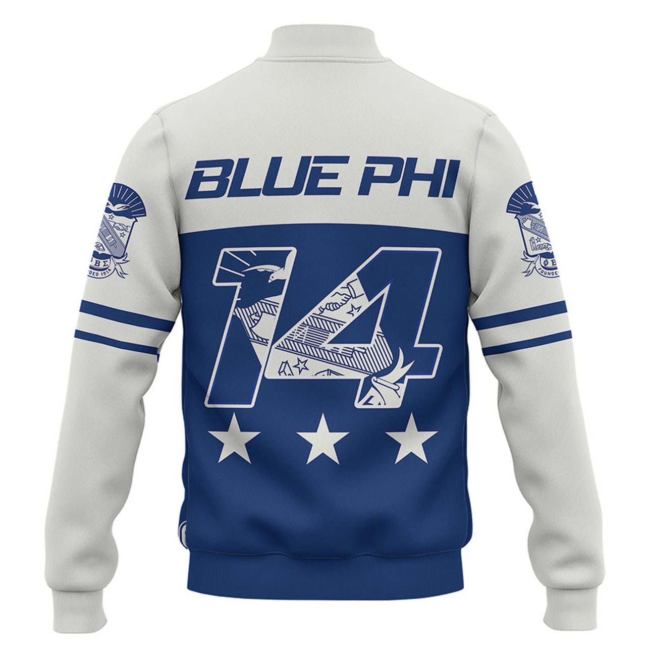 Phi Beta Sigma Baseball Jacket Blue Fraternity