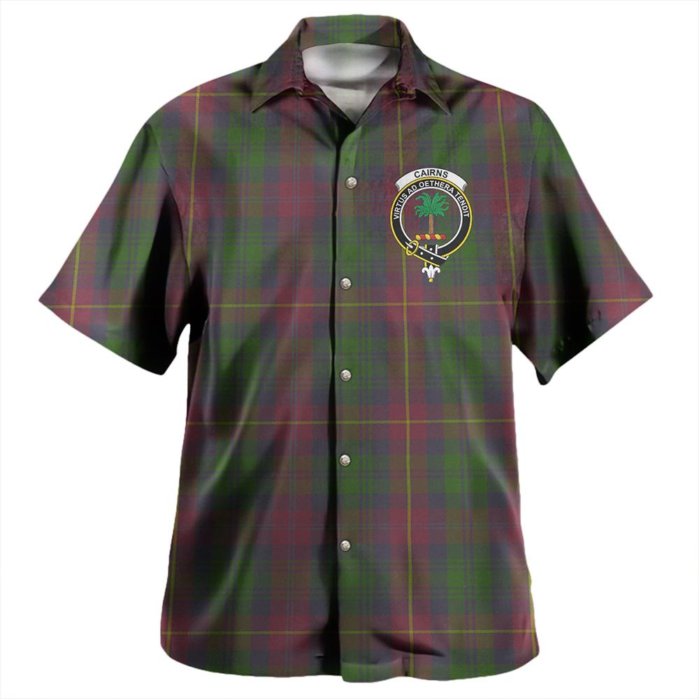 Cairns Tartan Classic Crest Aloha Shirt