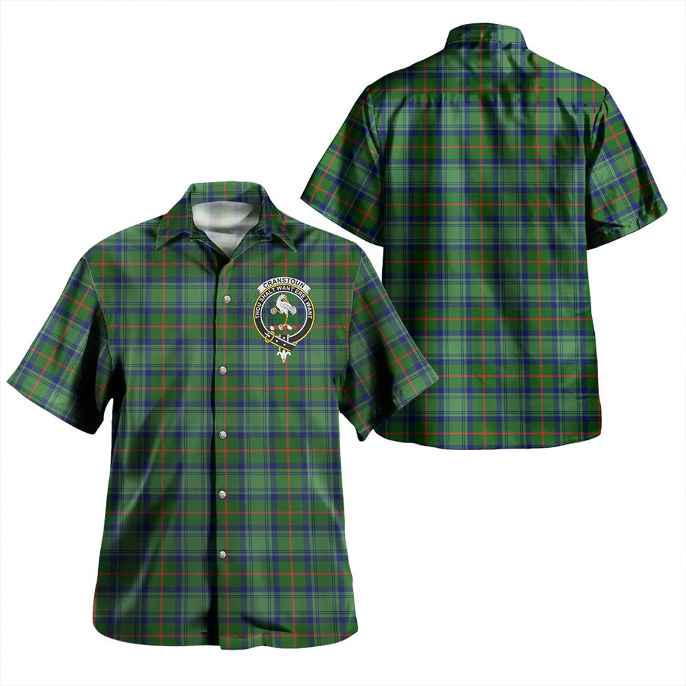 Cranstoun Tartan Classic Crest Aloha Shirt