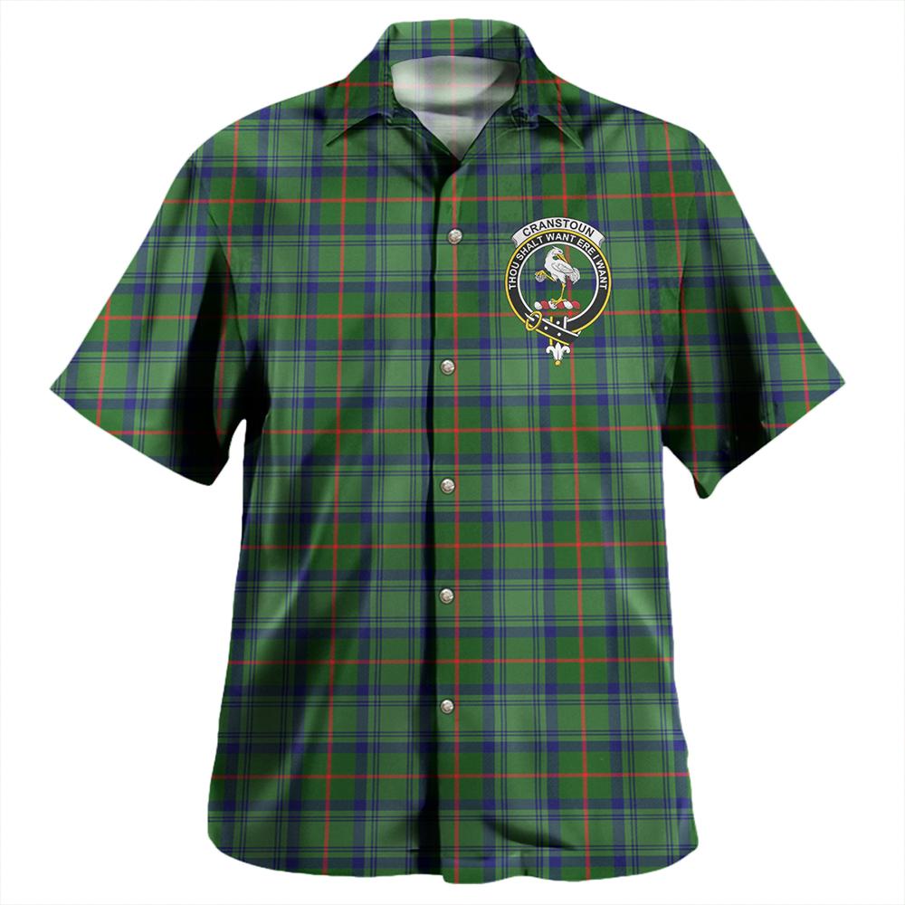 Cranstoun Tartan Classic Crest Aloha Shirt