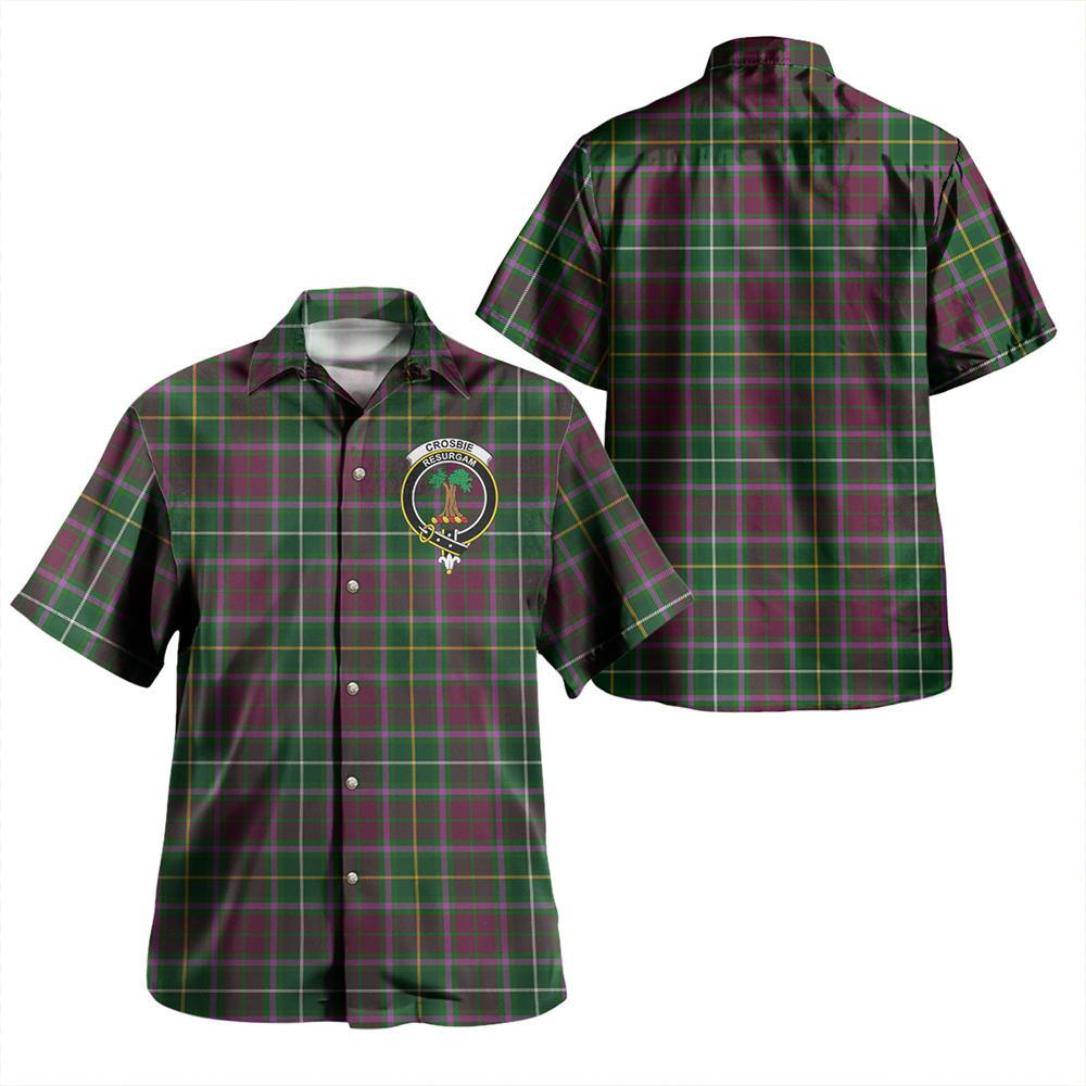 Crosbie Tartan Classic Crest Aloha Shirt