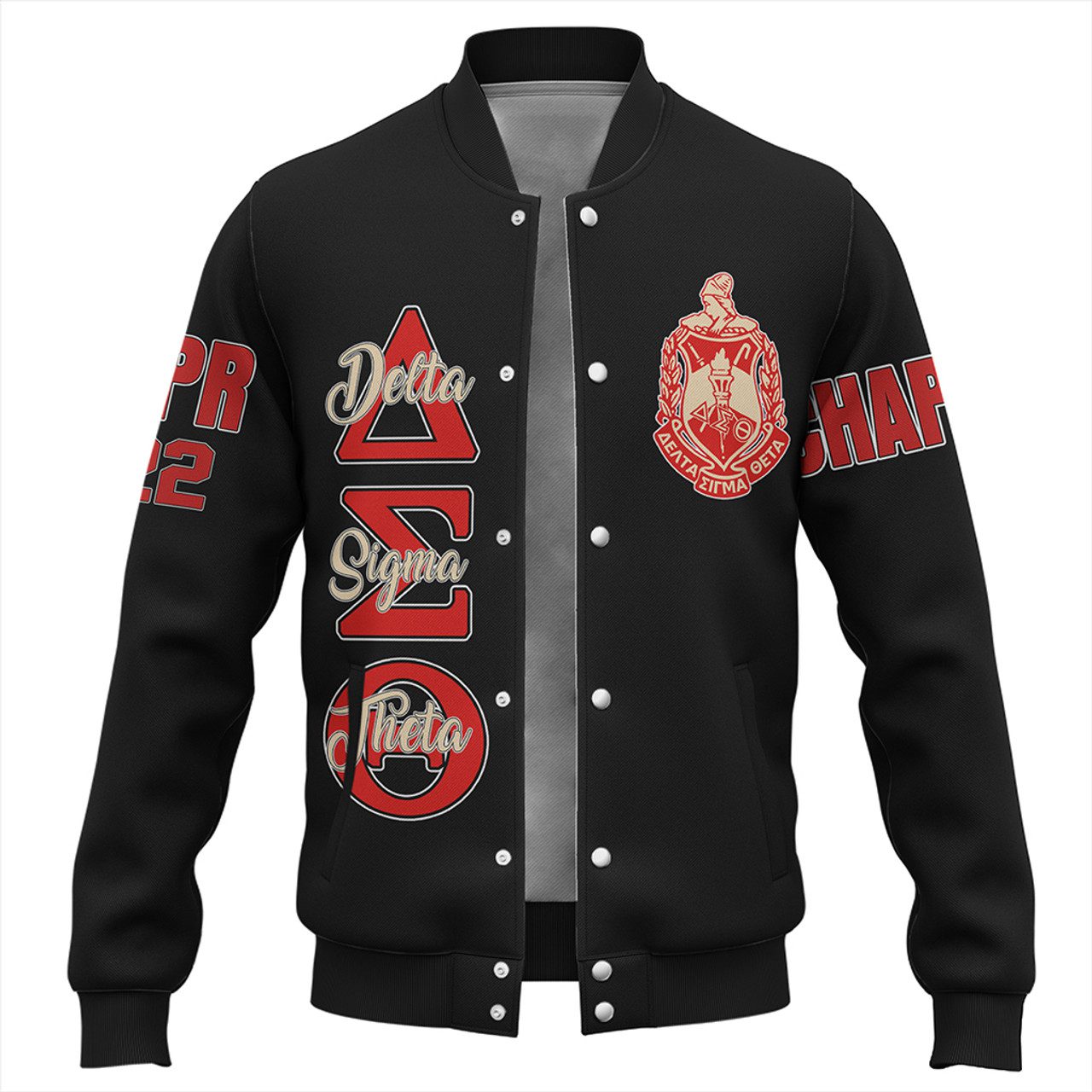 Delta Sigma Theta Baseball Jacket Custom Greek Life