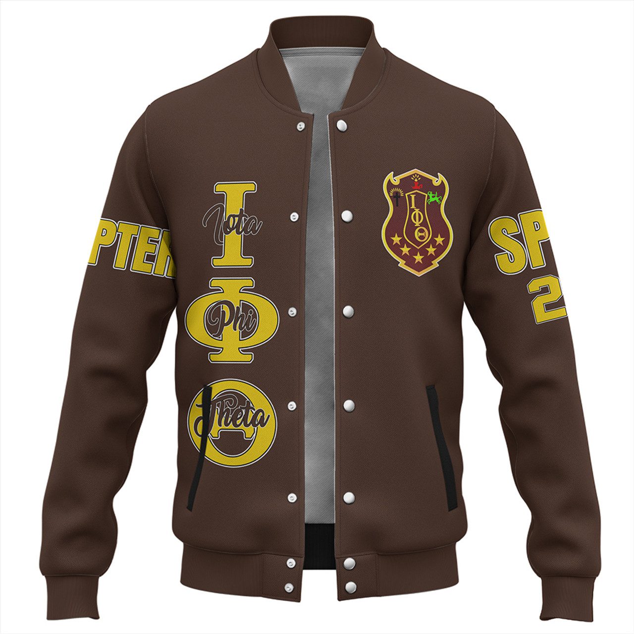 Iota Phi Theta Baseball Jacket Custom Greek Life