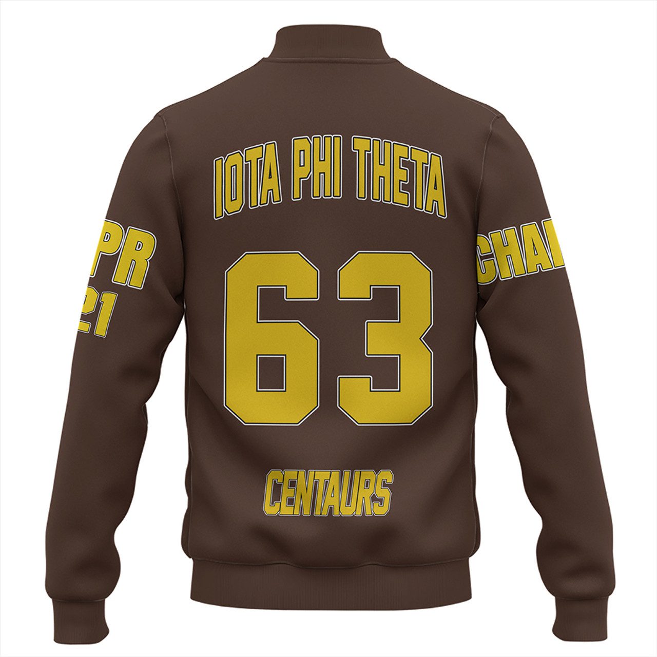 Iota Phi Theta Baseball Jacket Custom Greek Life