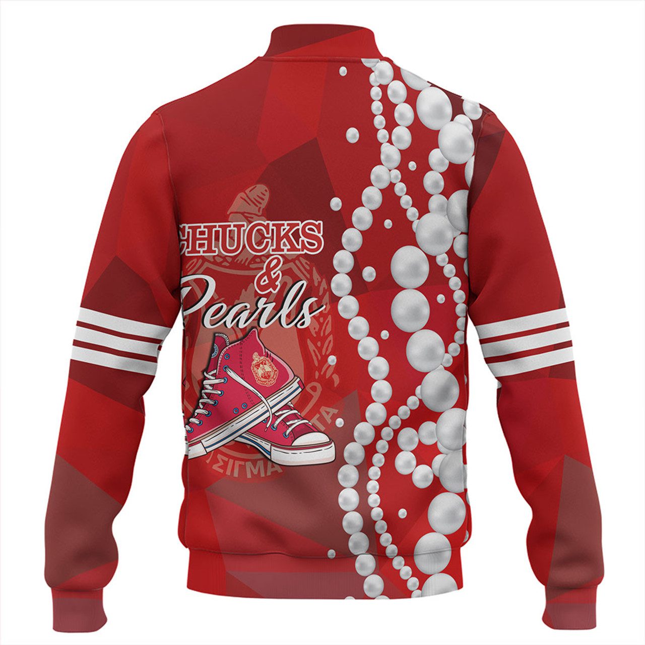 Delta Sigma Theta Baseball Jacket Greek Life Chuck And Pearls