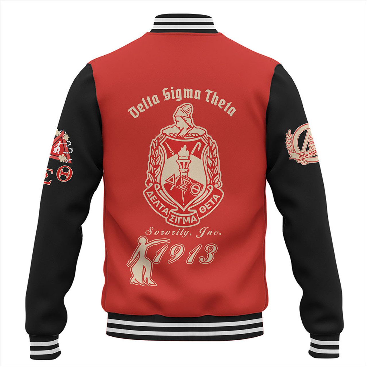 Delta Sigma Theta Baseball Jacket Dancing Elephant