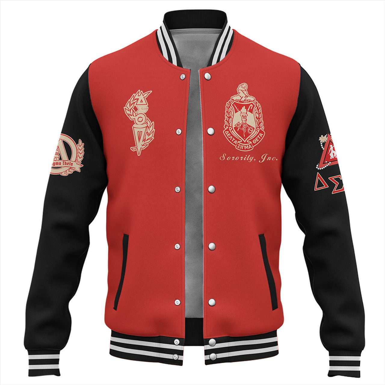 Delta Sigma Theta Baseball Jacket Dancing Elephant