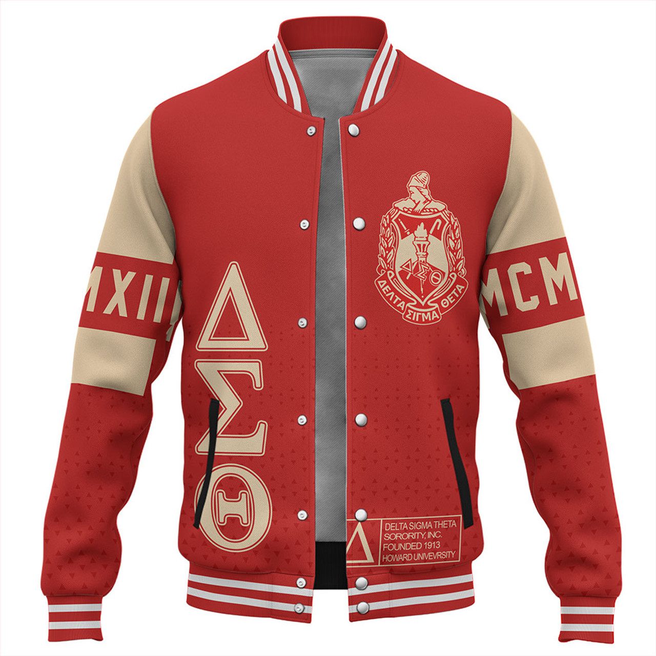 Delta Sigma Theta Baseball Jacket MCM Style