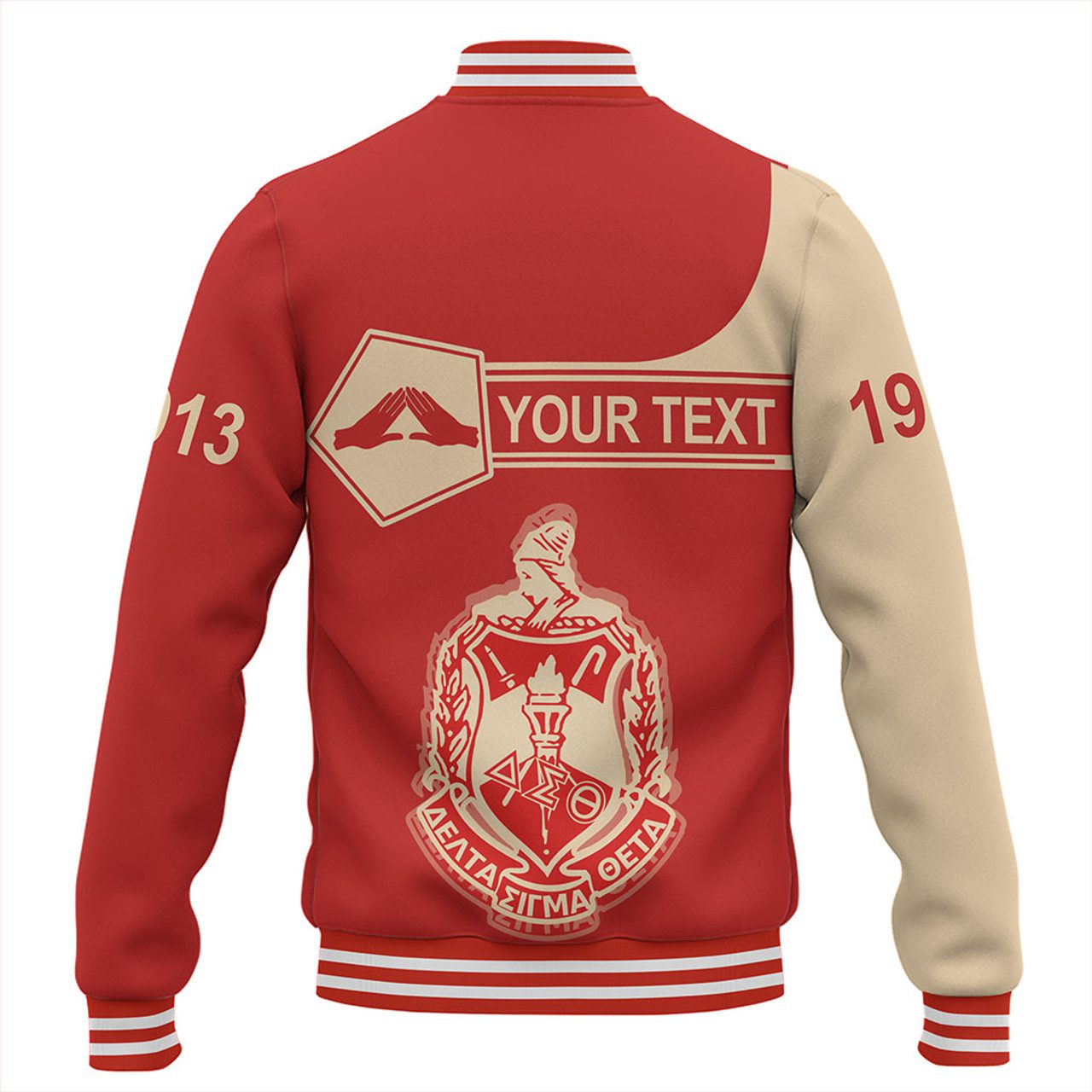 Delta Sigma Theta Baseball Jacket Custom Simple Style