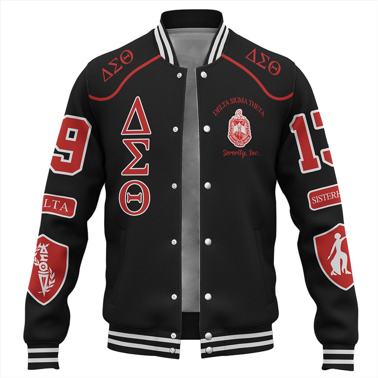 Delta Sigma Theta Baseball Jacket Sisterhood Delta Sorority