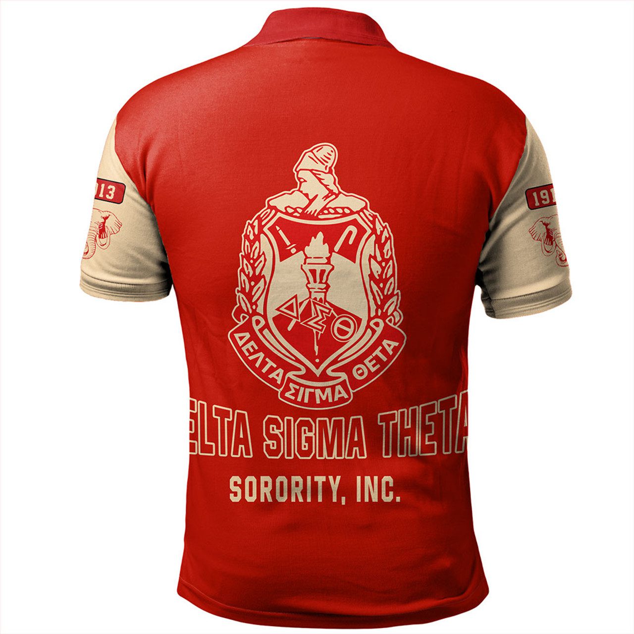 Delta Sigma Theta Polo Shirt Varsity Style