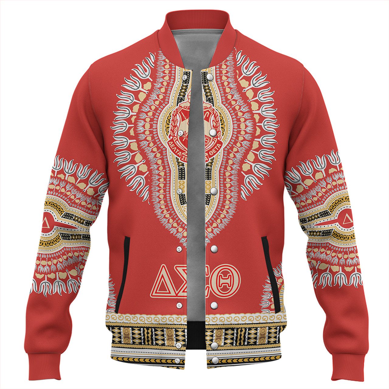 Delta Sigma Theta Baseball Jacket Dashiki