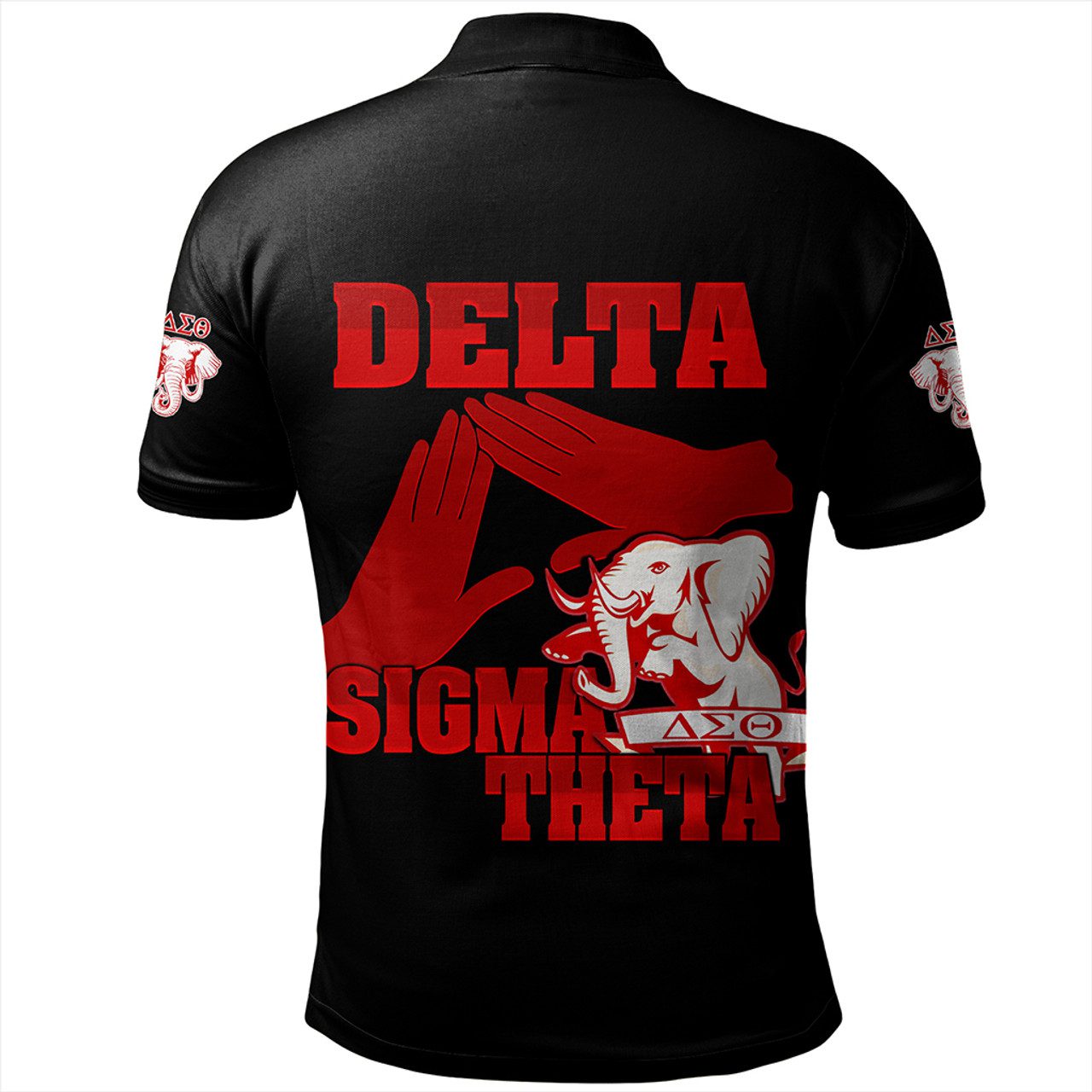 Delta Sigma Theta Polo Shirt Letters