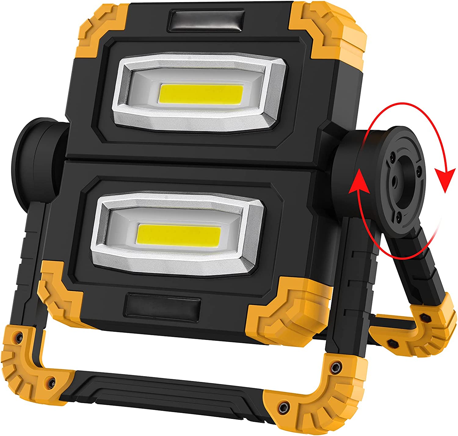 Portable LED Work Light Folding Flood Lights USB Rechargeable