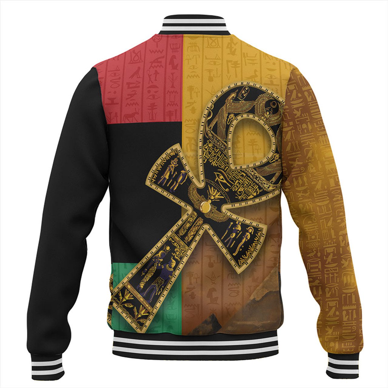 Egypt Baseball Jacket Egyptian Ankh