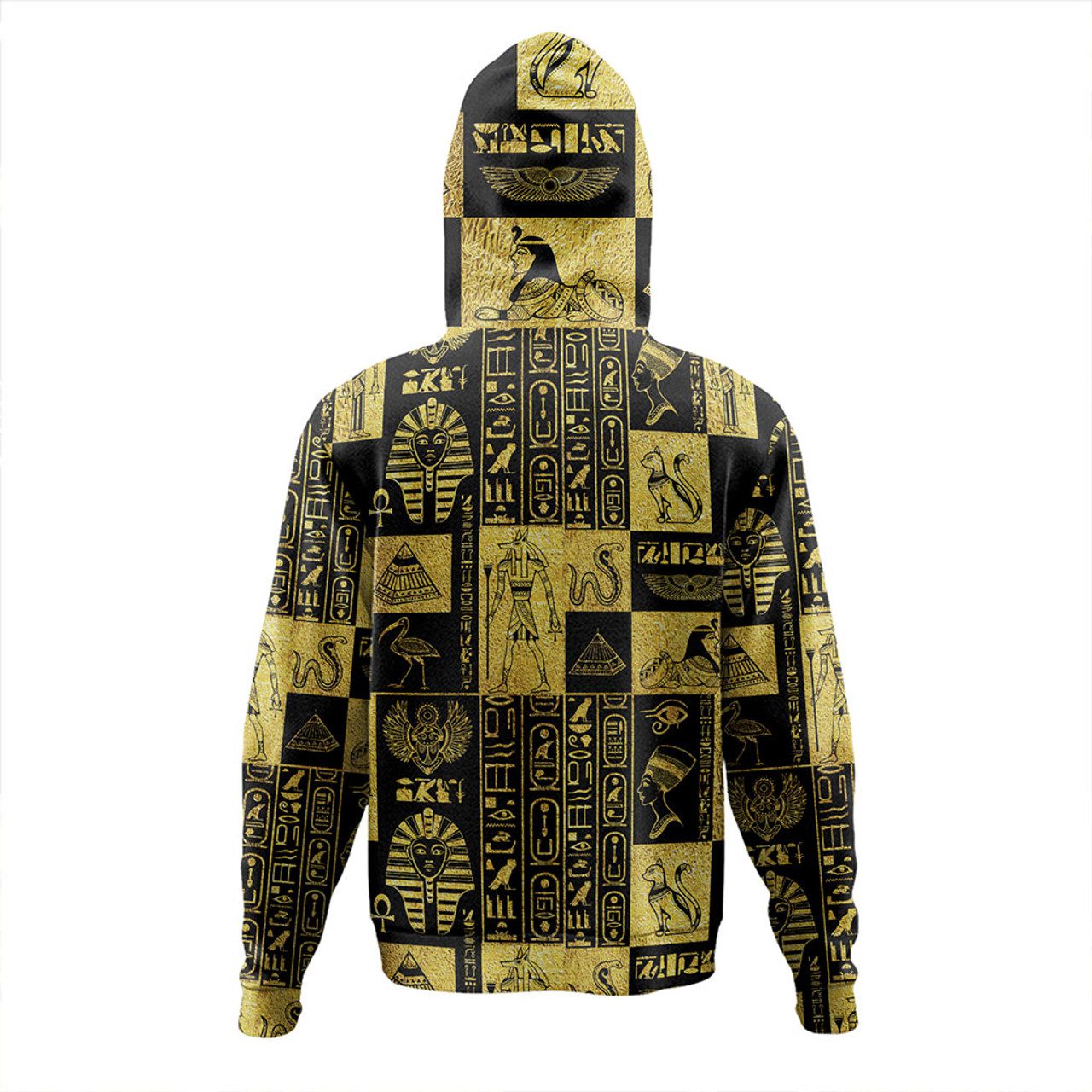 Egypt Hoodie Symbols Gold