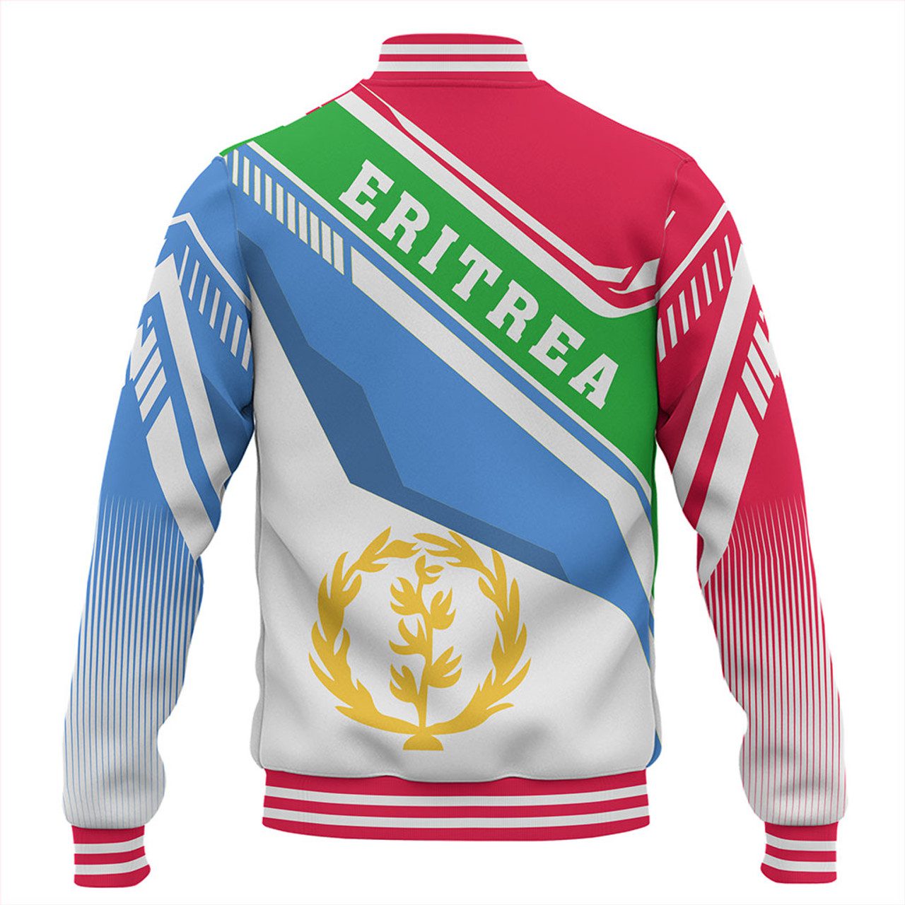 Eritrea Baseball Jacket Flag Style