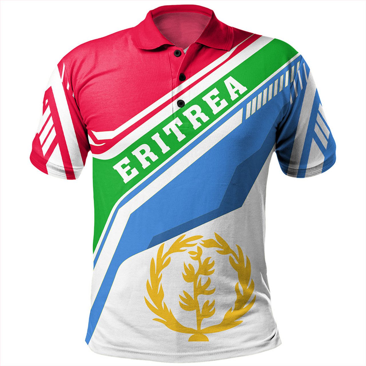 Eritrea Polo Shirt Flag Style