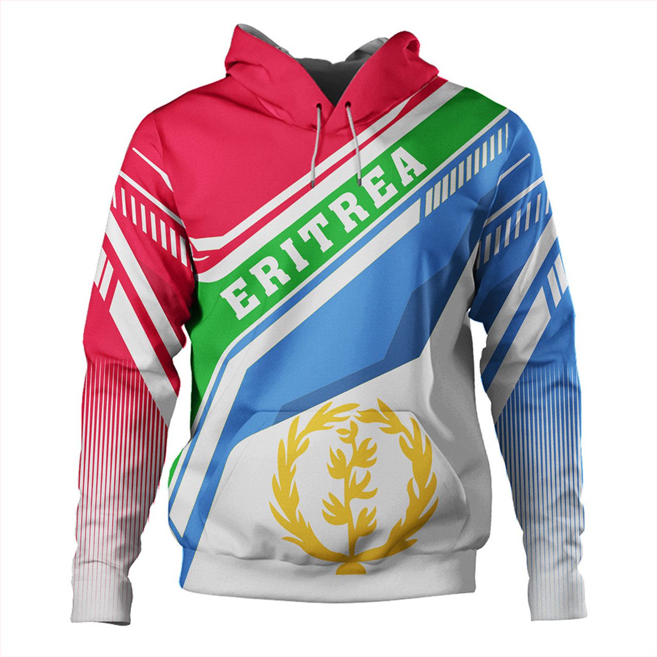 Eritrea Hoodie Flag Style