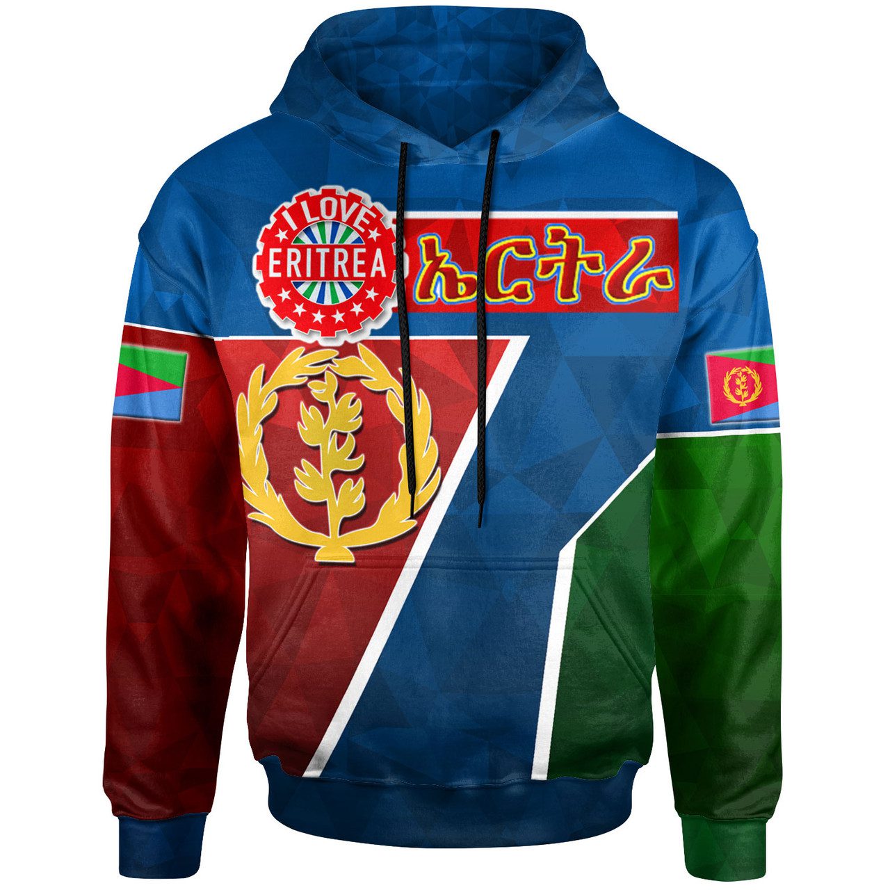 Eritrea Hoodie – Africa Eritrea Pride Hoodie