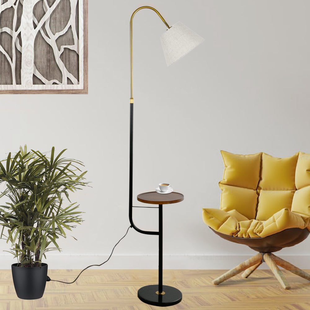 Ciro Floor Lamp with Shelf