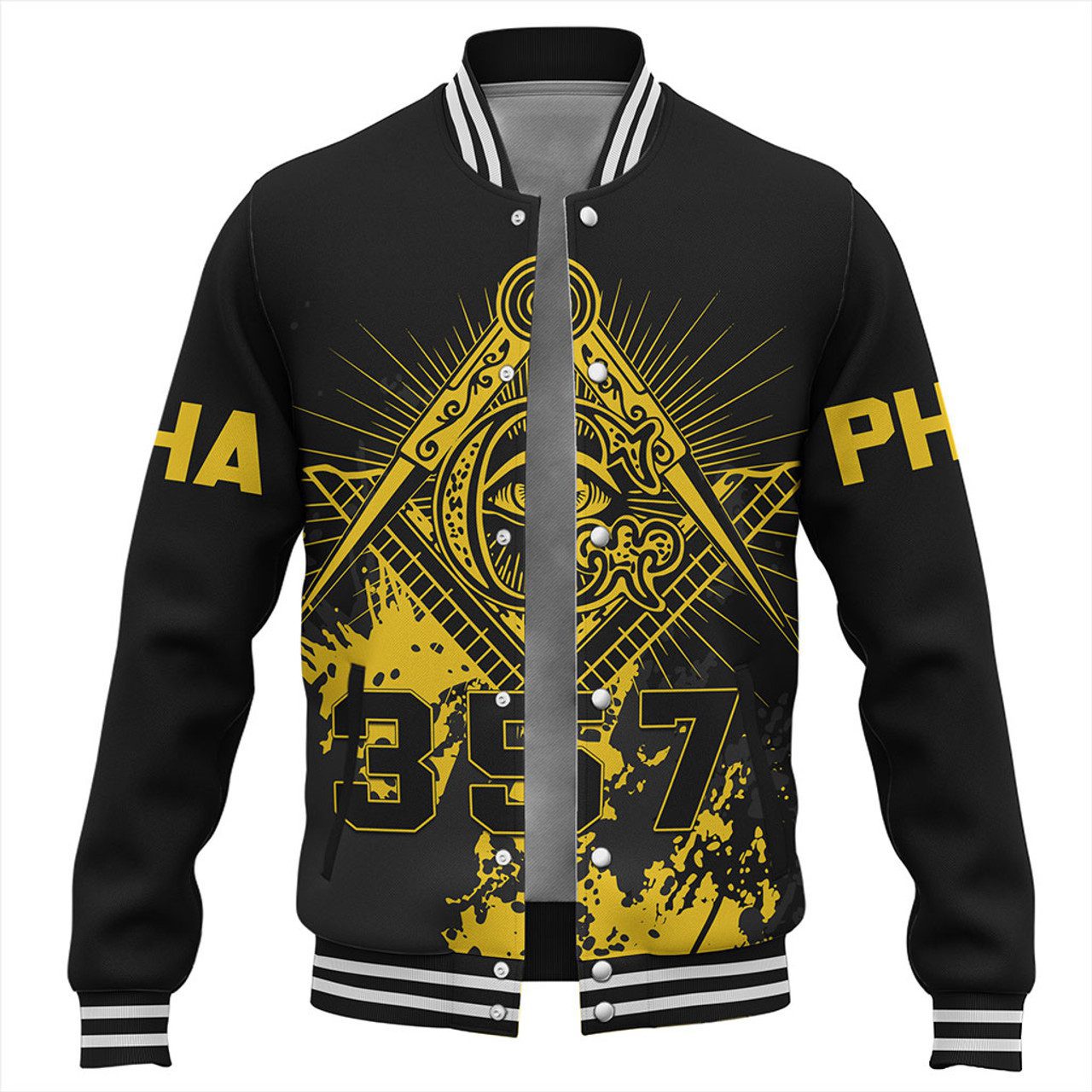 Freemasonry Baseball Jacket Spaint Style