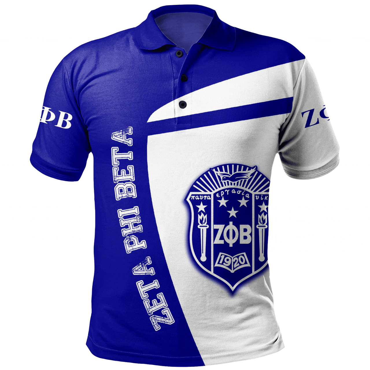 Zeta Phi Beta Polo Shirt Spring Style
