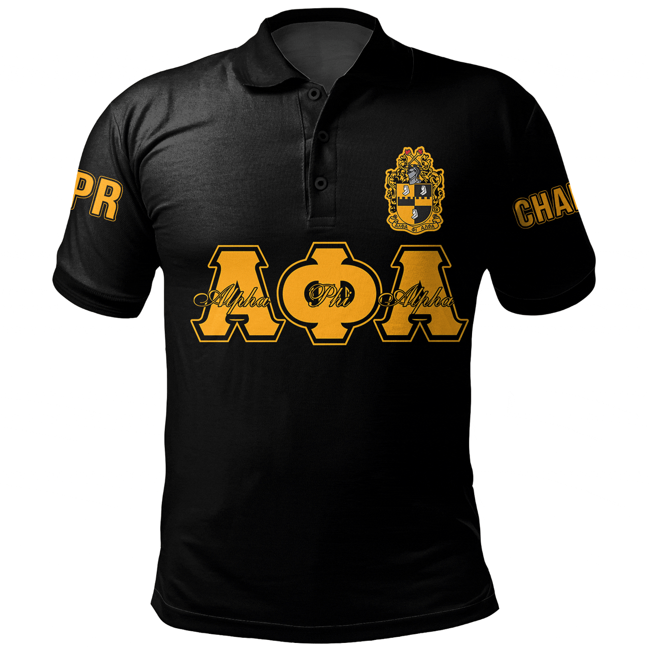 Alpha Phi Alpha Polo Shirt Custom Chapter And Spring Style